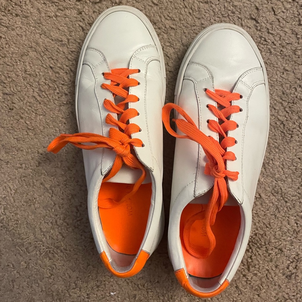 Woman by Common Projects Leather Low Top Sneakers